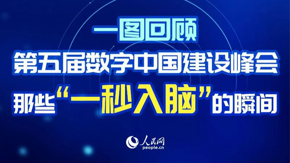 一图回顾 | 第五届数字中国建设峰会那些“一秒入脑”的瞬间