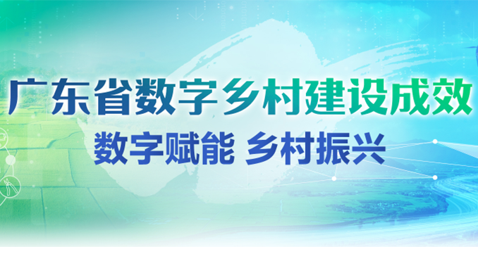 广东省数字乡村建设成效