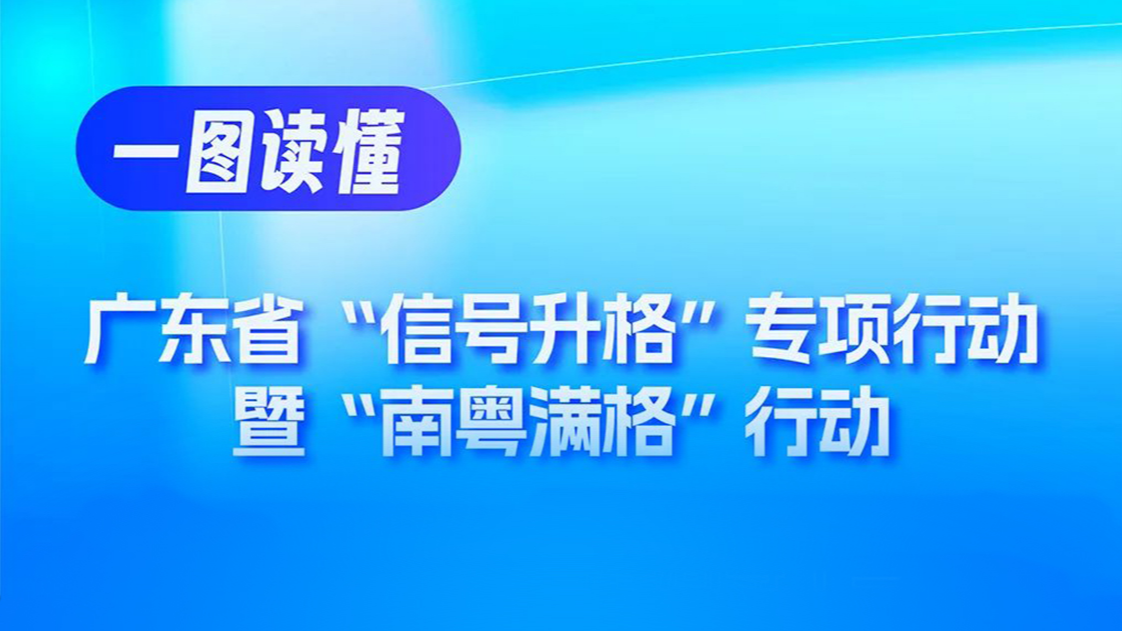 一图读懂丨广东省“信号升格”专项行动暨“南粤满格”行动实施方案
