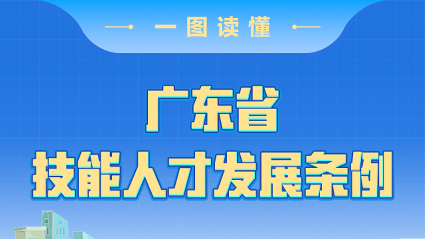 一图读懂丨《广东省技能人才发展条例》