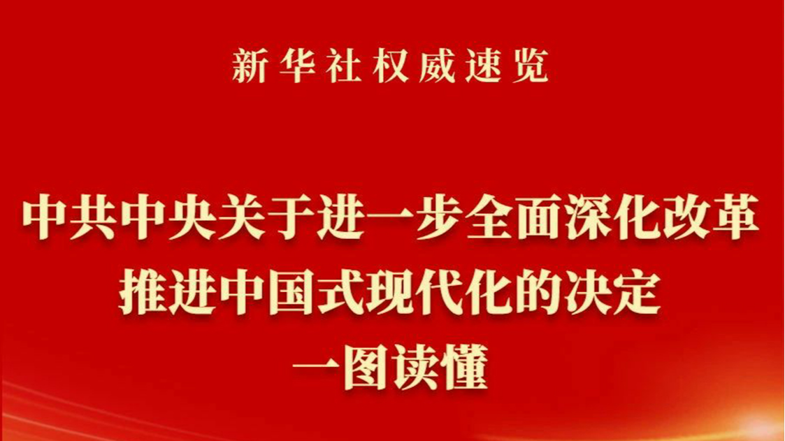 一图读懂丨《中共中央关于进一步全面深化改革、推进中国式现代化的决定》
