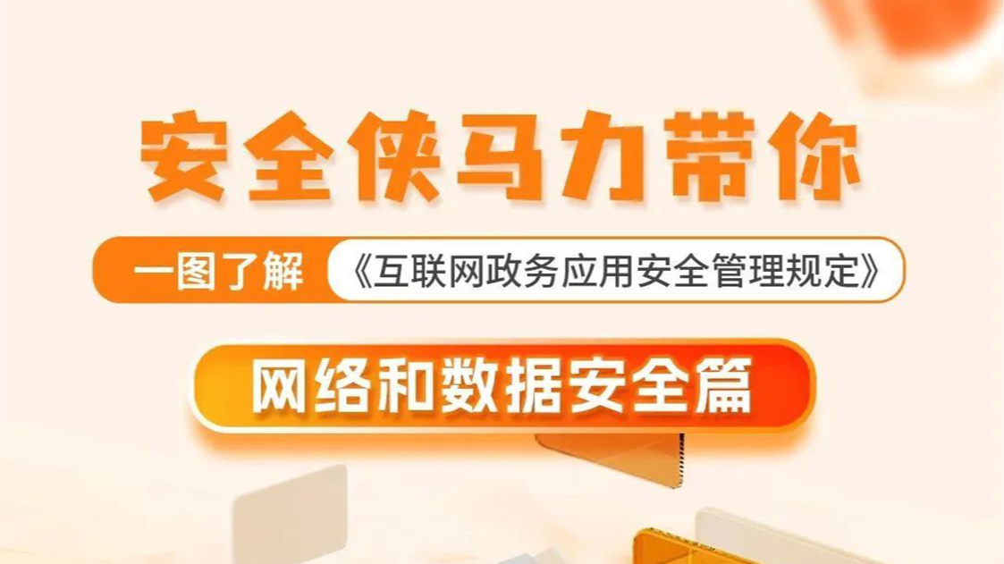网安图解丨《互联网政务应用安全管理规定》网络和数据安全篇