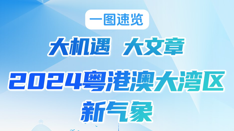 实干笃行粤向前｜大机遇大文章！一图速览2024粤港澳大湾区新气象