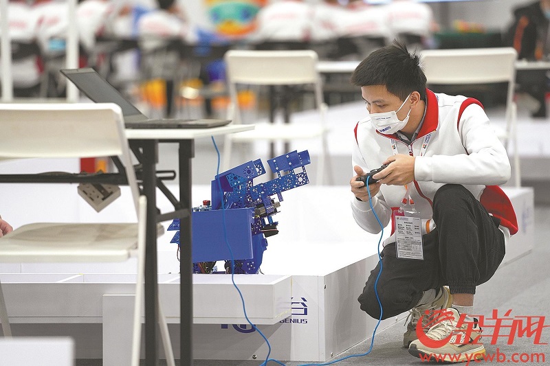 大赛现场,选手各展所能 羊城晚报全媒体记者 宋金峪 摄