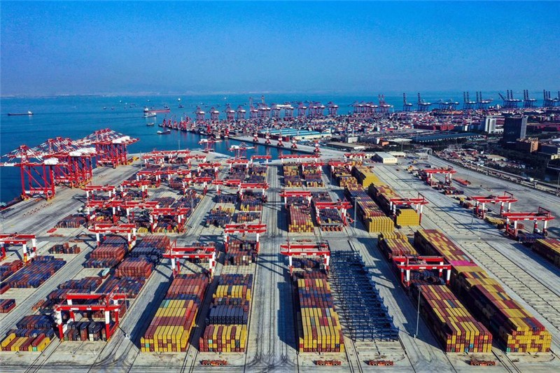 南沙正在增强国际航运物流枢纽功能 图为南沙港 南宣供图