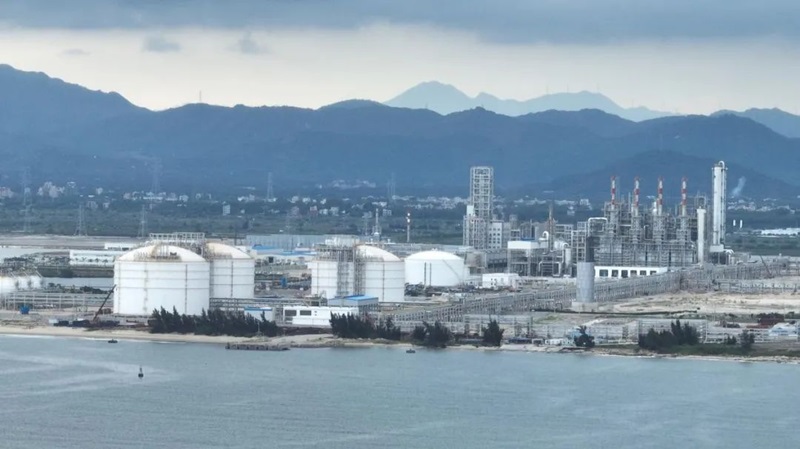 绿色化工和氢能产业园建设现场 羊城晚报供图