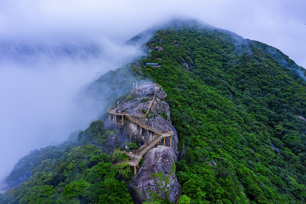 罗浮山登山栈道